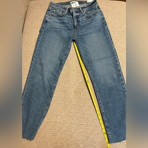 LOFT Women's Straight Leg Jeans in Denim Blue